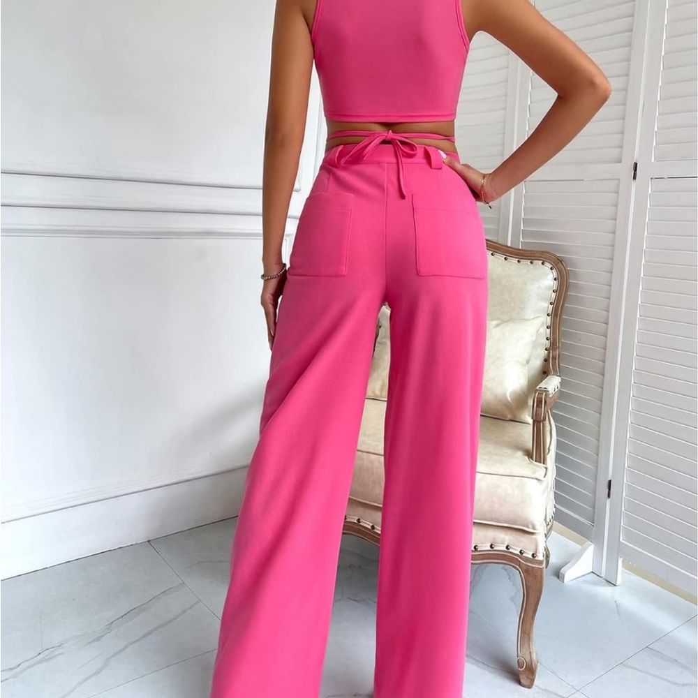 Pink Two Piece Set - Picture 3 of 4